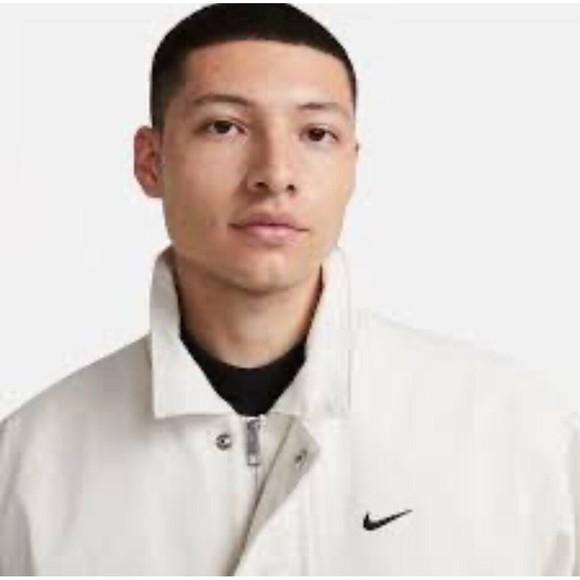 Nike Sportswear Mens Sz XL Denim Quilted Insulated Full Zip Work Jacket - Picture 3 of 16